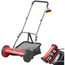Stahlmann - Spindelmäher RoyalCut – Rasenmäher mit 40 cm Schnittbreite, 32 Liter Fangkorb, 4-stufige Schnitthöheneinstellung – Handrasenmäher manuell