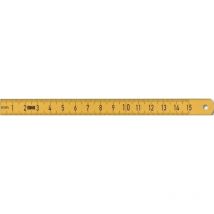 Stahlmaßstab isoflex Länge 300 mm Stahl mit Polyamid flexibel