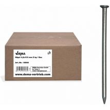 Stahlnägel Nägel Stahlstifte Drahtstifte 4.2 x 100 mm Senkkopf blank 5kg Box