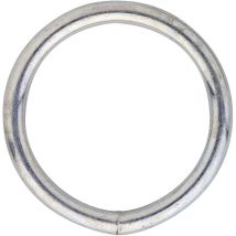 Stahlring (Barrenring) geschweißter Anbindering ø 6mm Metallring Stahl verzinkt
