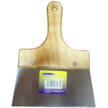 Sifer Stahlputzspachtel mit Holzgriff 120 mm Ergonomisches Design für Maurer- und Malerarbeiten