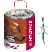 Stahlstacheldraht-Motto- Zincalu 100 m