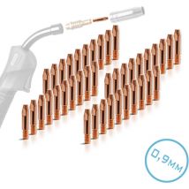 Stahlwerk - 2 x buses de courant AK25 MB25 buses de contact M6x28 0,9 mm mig mag