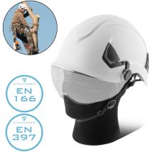 Stahlwerk - Casque de protection SVH-100 st avec visière EN397 EN166 Casque forestier