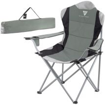 Chaise de camping jusqu'à 160 kg Chaise de jardin pliante Chaise de pêcheur Chaise pliante - Stahlwerk