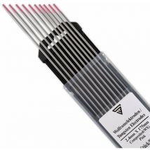 Elettrodi di tungsteno / elettrodi per saldatura wx Pink 2,4 x 175 mm set da 10 - Stahlwerk
