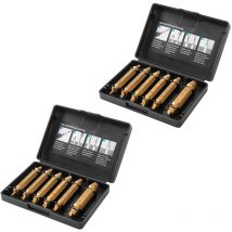 STAHLWERK 2 x extracteur gauche / extracteur de vis / extracteur set de 6 pièces