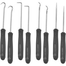 Stahlwerk - Jeu d'outils à crochets, 8 pièces, jeu de crochets Crochets à aiguilles Crochets à joints Jeu de picots