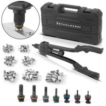 Juego de alicates para remaches ciegos NZ-16 st alicates para remaches alicates para tuercas remachables - Stahlwerk