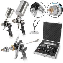 Stahlwerk - Kit de pistolets de peinture hvlp SGS-1125 st 21 pièces 3 pistolets de peinture