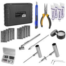 Stahlwerk - Kit de réparation de pneus 72 pièces, Kit de réparation de pneus pour voiture, kit de réparation voiture