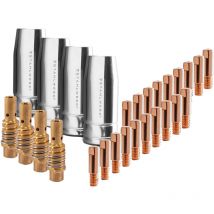 Stahlwerk - Pièces d'usure mig mag 28 pcs AK15/MB15 AK14/MB14 Torche de soudage