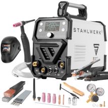 Poste de soudage dc tig 200 Puls st Equipement complet Digital mma E-Hand - Stahlwerk