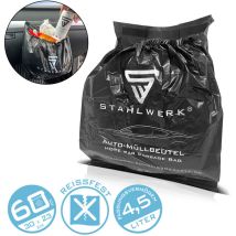 Stahlwerk Sacs Poubelle Pour Voiture 60 Pièces 4,5 Litres 23 X 30 Cm Sacs Poubelle Extra-résistants