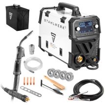 Schutzgas-Schweißgerät mig mag 200 Spot Puls Pro Digital igbt 200 a - Stahlwerk