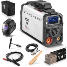 Schweißgerät arc 200 md Digital Vollausstattung - Inverter 200 Ampere - Stahlwerk