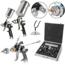 Set di pistole hvlp SGS-1125 st 21 parti 3 pistole a spruzzo - Stahlwerk