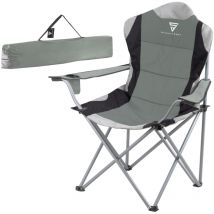 Silla de camping hasta 160 kg silla de jardín silla plegable silla de pesca silla plegable - Stahlwerk