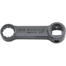 447A 7/16 02470028 Adaptateur 6 pans double W610032 - Stahlwille