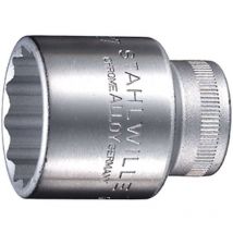 50 a 1 3/8 03410060 6 pans double Douille 1 3/8 1/2 (12.5 mm) - Stahlwille