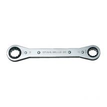 Stahlwille - Llave de trinquete 25 16x18mm 12-KT.L.205mm No. 22