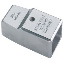 Stahlwille Aufsteckadapter 7370/80 – Innenvierkant 14 x 18 mm – Breite 36 mm – Höhe 26 mm – Gewicht 281 g