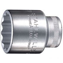 Jeu de clés à douille 50 1/2 po. 12 pans ouv. de clé 30 mm longueur 45 mm