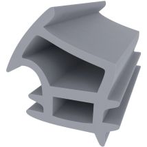 Stahlzargendichtung Für Novoferm C-190 Stahltüren - Grau - 5 Meter - 16 Mm Höhe - Türdichtung Stahlzarge - Zugluftstopper Und Schallschutz - Tür 
