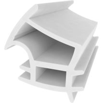 Stahlzargendichtung Für Novoferm C-190 Stahltüren - Weiß - Muster - 16 Mm Höhe - Türdichtung Stahlzarge - Zugluftstopper Und Schallschutz - Tür 