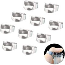 Héloise - Stainless Steel Bottle Opener Rings Bottle Opener Rings Metal Bottle Opener Rings for Restaurant, Kitchen, Bar, Party, Soda, Wine, Cola,