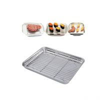 Stainless Steel Drainage Oil Cooling Rack Rack BBQ Plate Cooking Tools