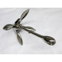 Stainless Steel Folding Grapnel Anchor 5KG (Marine River Boat Fishing Secure)