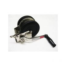 Securefix Direct - Stainless Steel Hand Winch with Cover 2000LB (900KG atv Car Boat Trailer Puller)