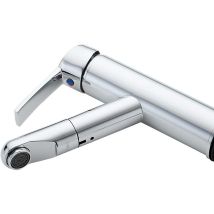 Stainless Steel Kitchen Faucets Chrome Sink Mixers Kitchen Accessories Pull Out Kitchen Hoists Pull Out Hot and Cold Water Taps