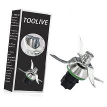 Dontodent - Stainless Steel Knife Replacement for Vorwerk Thermomix TM6 tm 6 with Seal Accessories Alternative Replacement Part for Bimby Food