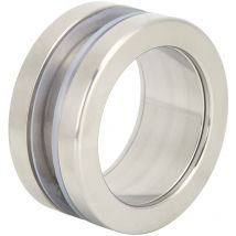 Ugreat - Stainless Steel Round Handle, Built-in Bath Glass, Hollow Pull Knob, Sliding Door Handle