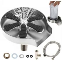 Stainless Steel Sink Glass Washer High Pressure Glass Cleaner Kitchen Sink Accessories Bar Restaurant Cafe MUMU