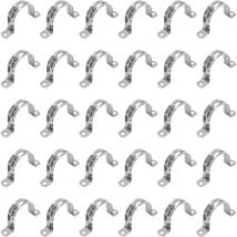 Tonchean - Stainless Steel u Type Hose Clamp, Semi-Circular Air Water Pipe Clamp, Water Pipe Fasteners - 50mm