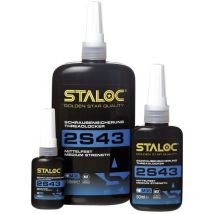 2S77 Schraubensicherung hochfest rot - ideal für Verbindungen die nicht gelöst werden sollen, bis M56, 250ml - Staloc
