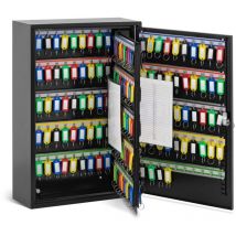 Stamony - Boite à Clés En Métal Armoire à Clés Avec Serrure & 200 Porte-Clés Pose Murale