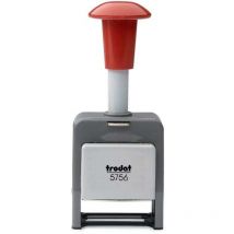 Trodat - 5756/P Number Stamp Plastic 8 Adjustments 5.5mm Digits