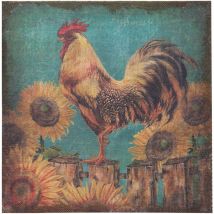 Biscottini - Set 2 Stampe vintage 40x40x1,9 cm Stampa su tela di juta Stampe da parete vintage Stampe su tela grezza Quadri vintage soggiorno