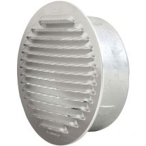 Griglia aerazione tonda fissa in alluminio - ø mm.160