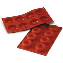 SF011 savarin, Silicone, Rosso - Silikomart