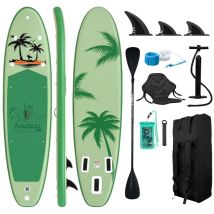 Stand Up Paddle Board Komplettes Rutschfestes Wassersport-aufblasbares Sup-paddle-board Surfbrett Mit Zubehör, Supfw37c(335×84×15cm)