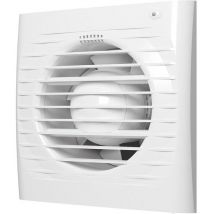 Standard 150mm Duct Size White Ventilation Fan Bathroom Air Flow Kitchen Extractor