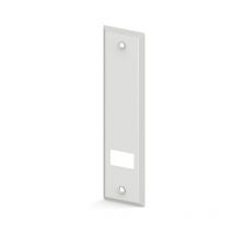 Standard-Deckplatte für Einlassgurtroller, Lochabstand 161 mm, weiß