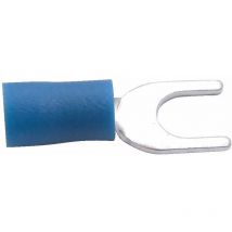 Kennedy - 3.70mm Blue Fork Terminal, Pack of 100 - Blue