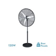 Fan de Fuß alarcon 120w schwarz 3vel 55d 3asp Aluminium Silber schwenkbar und oszillierend