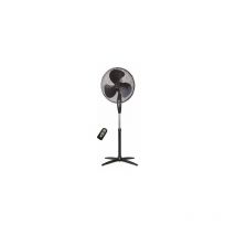 Standventilator mit Fernbedienung 43cm 45W Schwarz
